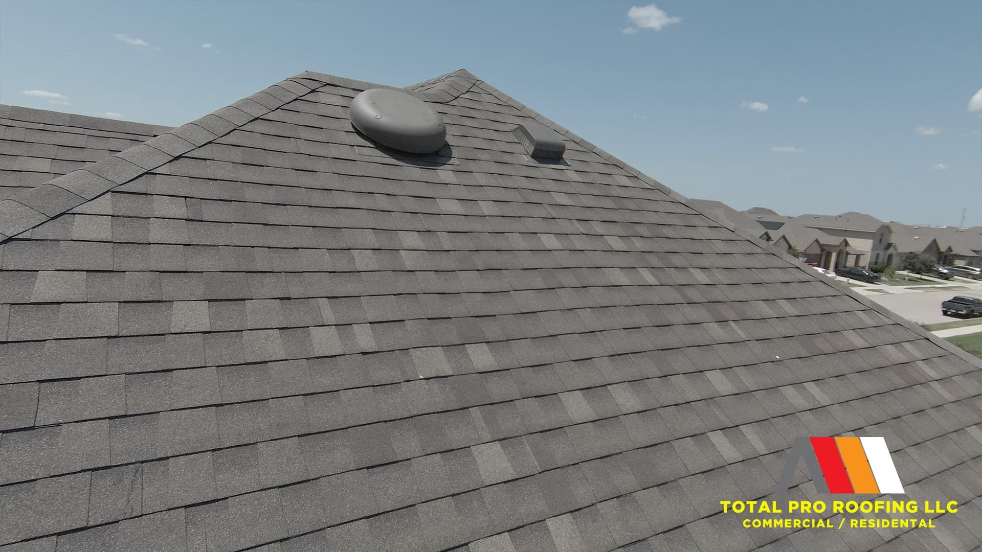 Aerial roofing deliverable — Total Pro Roofing